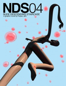 Cover for NDS04 Deformed nude girl with red bubbles